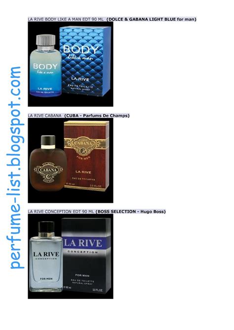 la rive perfume dupes liste